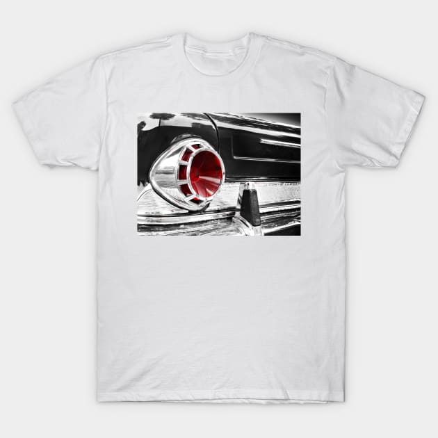 US American classic car 1963 New Yorker rear abstract T-Shirt by Beate Gube